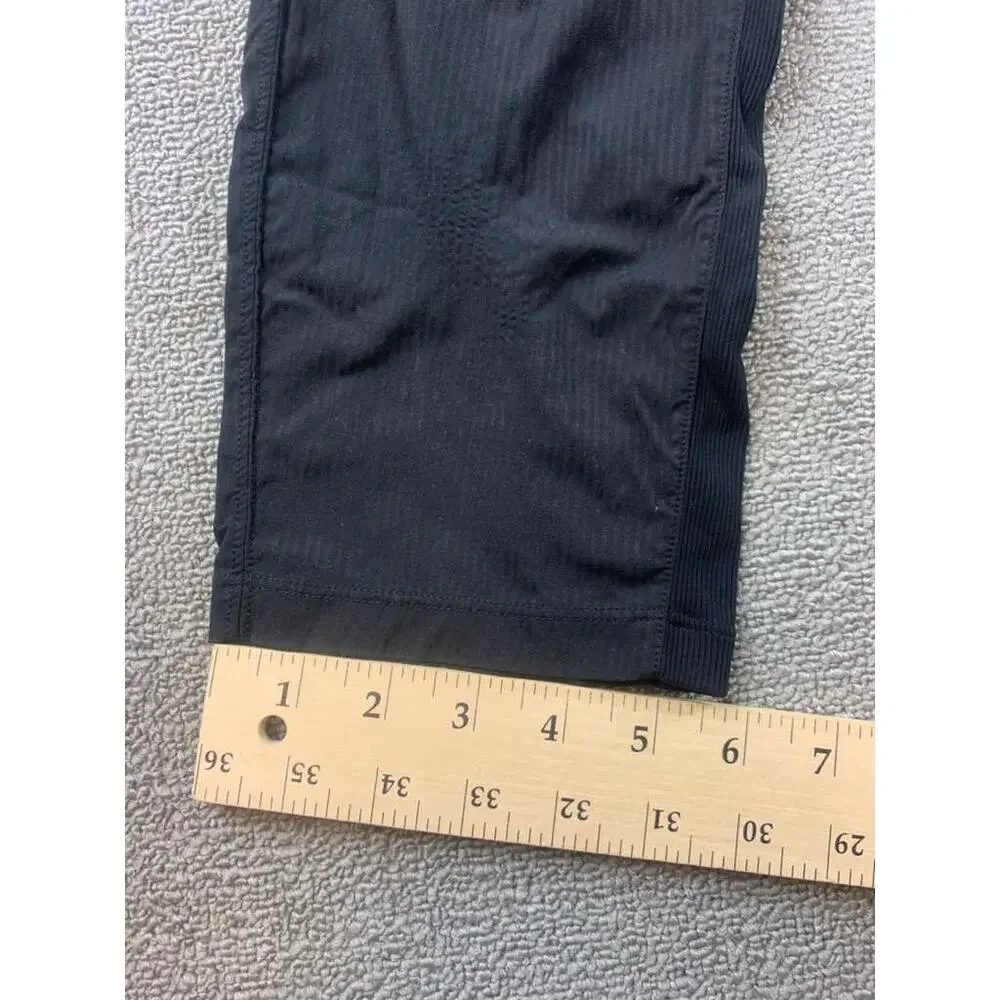 Lululemon Women Pull‎ on Athletic Pants Black Size 6 Nylon Stretch Jogger